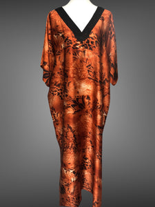 Silk Kaftan With Print FW20610