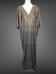 Metallic Pattern Kaftan FW20810