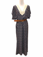 Load image into Gallery viewer, Navy Geometric Pattern Kaftan FW20280
