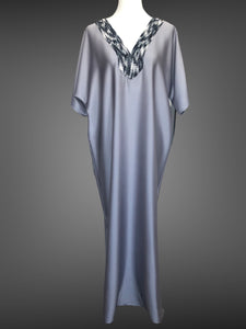 Crepe Satin Kaftan FW201070