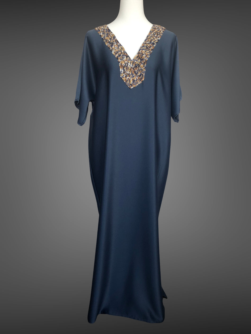 Petrol Blue Kaftan FW20920