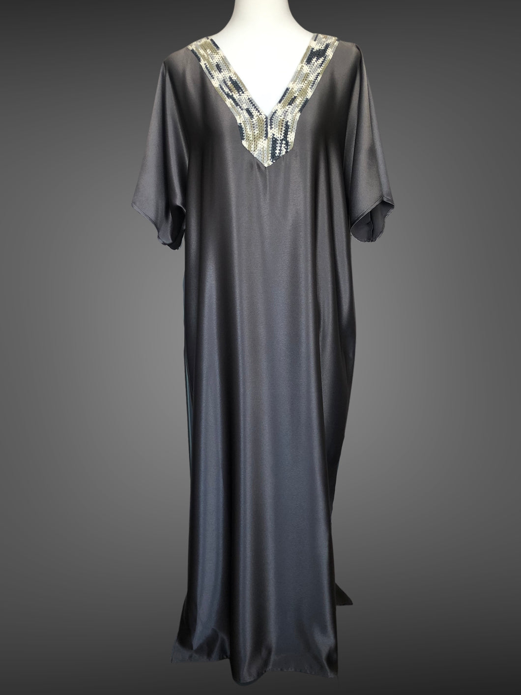 Crepe Satin Kaftan FW20930