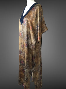 Silk Kaftan with Print FW20660