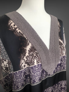 Purple Pattern Kaftan FW20950