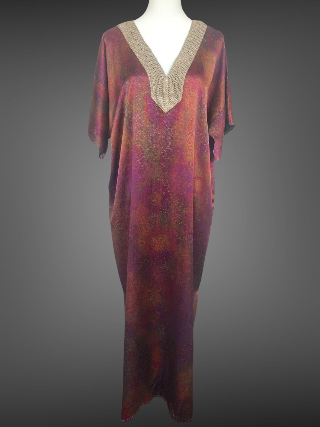 Silk Kaftan with Print FW20650