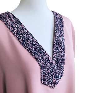 Crepe Lycra Pink Kaftan FW20120