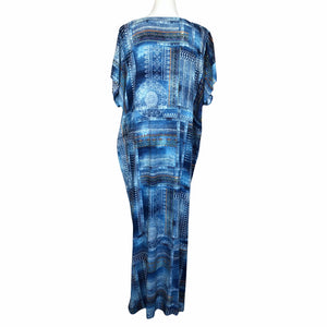 Blue Denim Print Kaftan FW20290