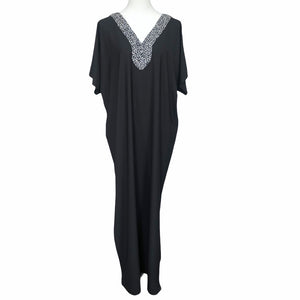 Black Georgette Kaftan FW20430