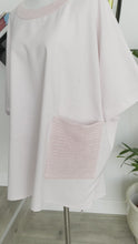 Load and play video in Gallery viewer, Oversized baby pink tunic
