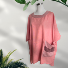 Load image into Gallery viewer, Oversized rose pink tunic
